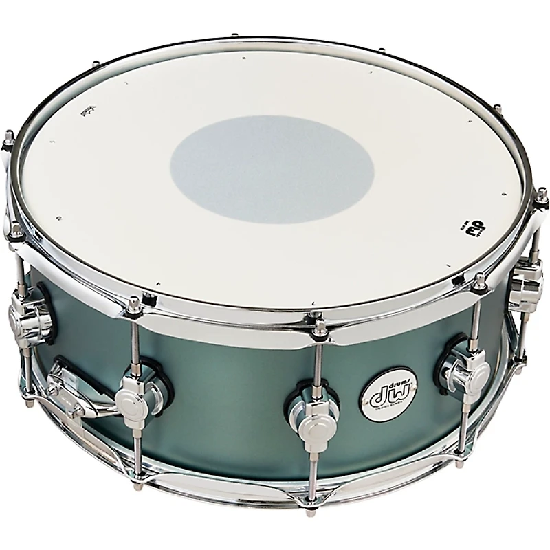 DW Design Series Snare Drum 14 x 6 in. Satin Sage Metallic