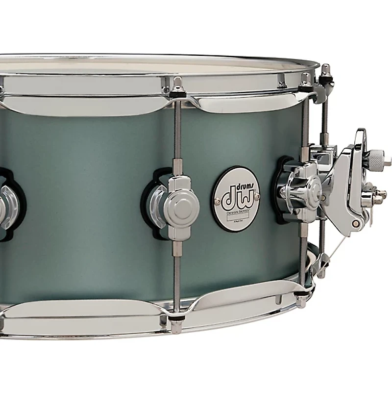 DW Design Series Snare Drum 14 x 6 in. Satin Sage Metallic