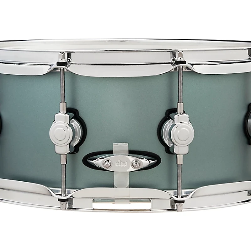 DW Design Series Snare Drum 14 x 6 in. Satin Sage Metallic