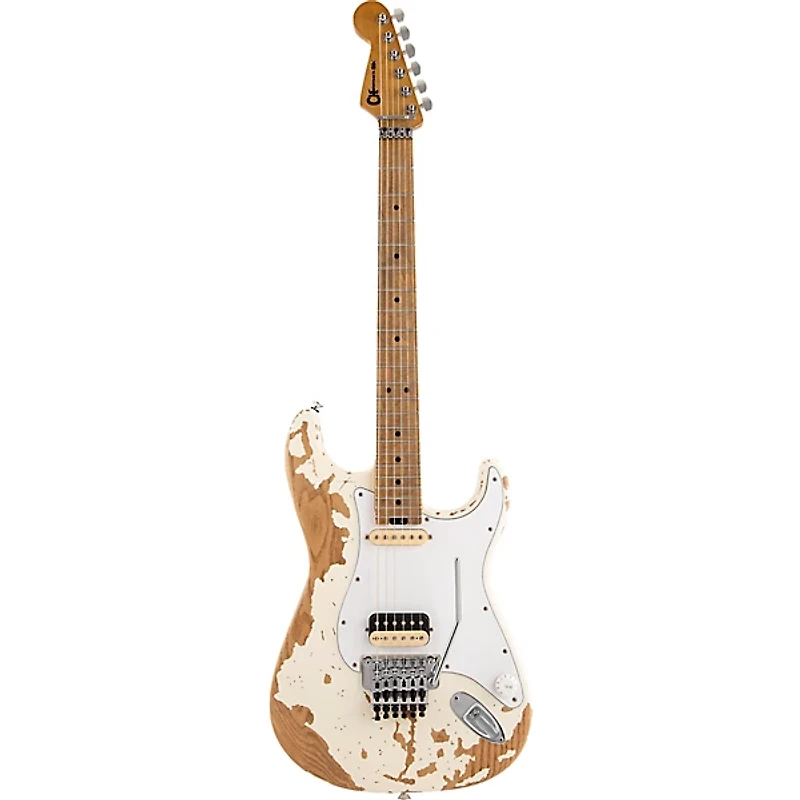 Charvel Henrik Danhage Limited-Edition Signature Pro-Mod So-Cal Style 1 Electric Guitar White Relic