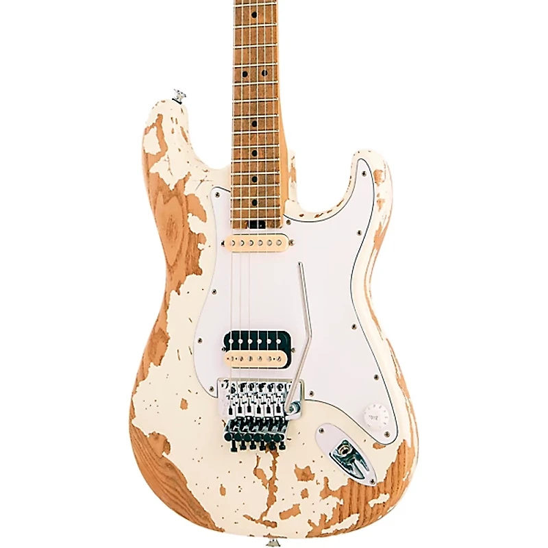Charvel Henrik Danhage Limited-Edition Signature Pro-Mod So-Cal Style 1 Electric Guitar White Relic