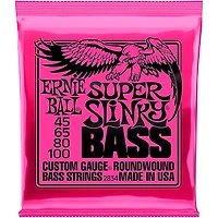 Ernie Ball 2834 Super Slinky Round Wound Bass Strings 3 Pack