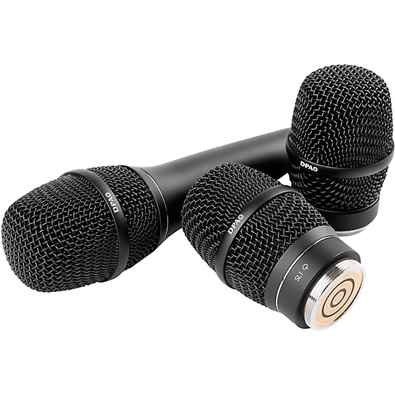DPA Microphones Supercardioid Vocal Mic, Wired DPA Handle Black