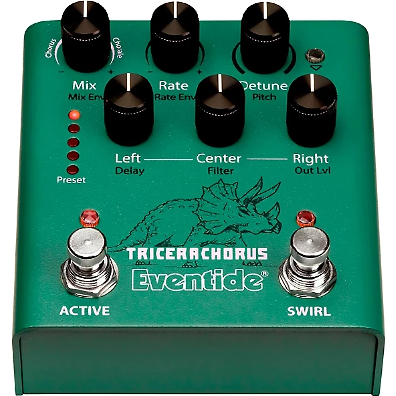 Eventide TriceraChorus Effects Pedal Green