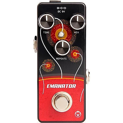 Pigtronix Emanator Delay Effects Pedal Black and Red