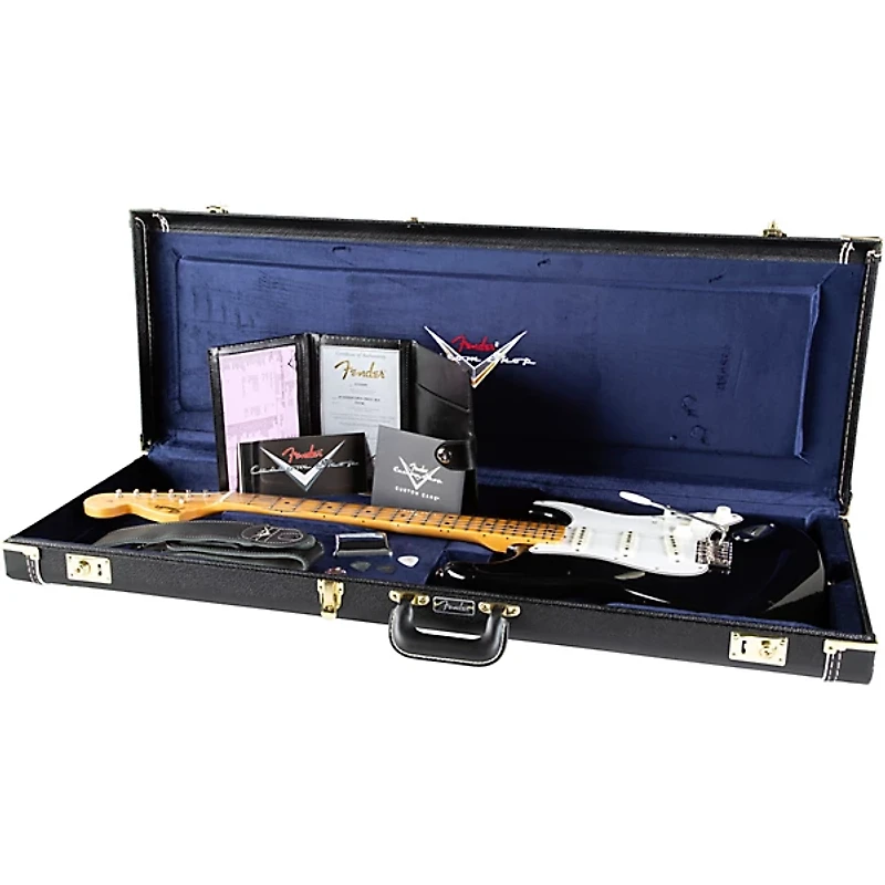 Fender Custom Shop Jimi Hendrix Voodoo Child Stratocaster Journeyman Relic Electric Guitar Black