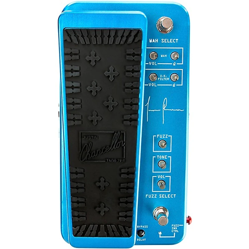 Dunlop JCT95 Justin Chancellor Cry Baby Wah Effects Pedal Blue