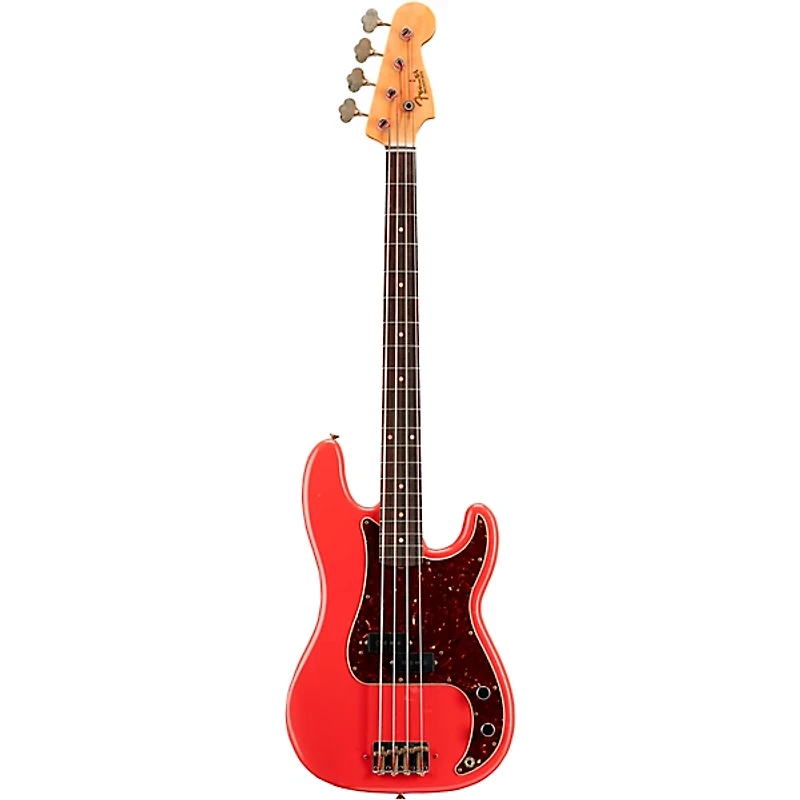 Fender Custom Shop Pino Palladino Signature Relic Precision Bass Fiesta Red over Desert Sand