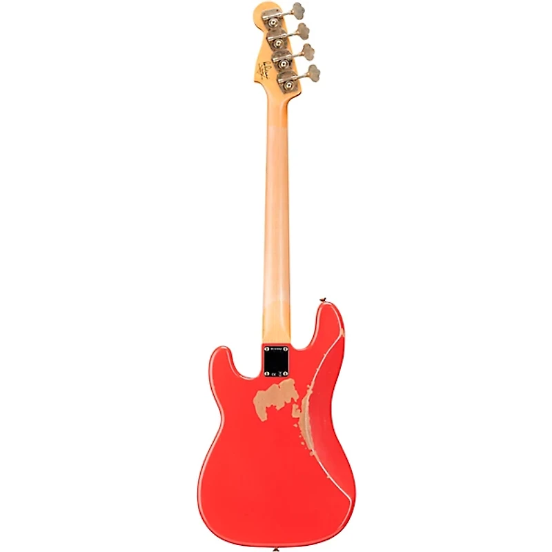 Fender Custom Shop Pino Palladino Signature Relic Precision Bass Fiesta Red over Desert Sand