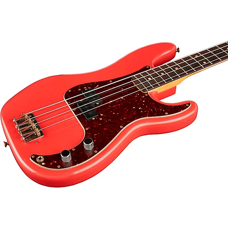 Fender Custom Shop Pino Palladino Signature Relic Precision Bass Fiesta Red over Desert Sand