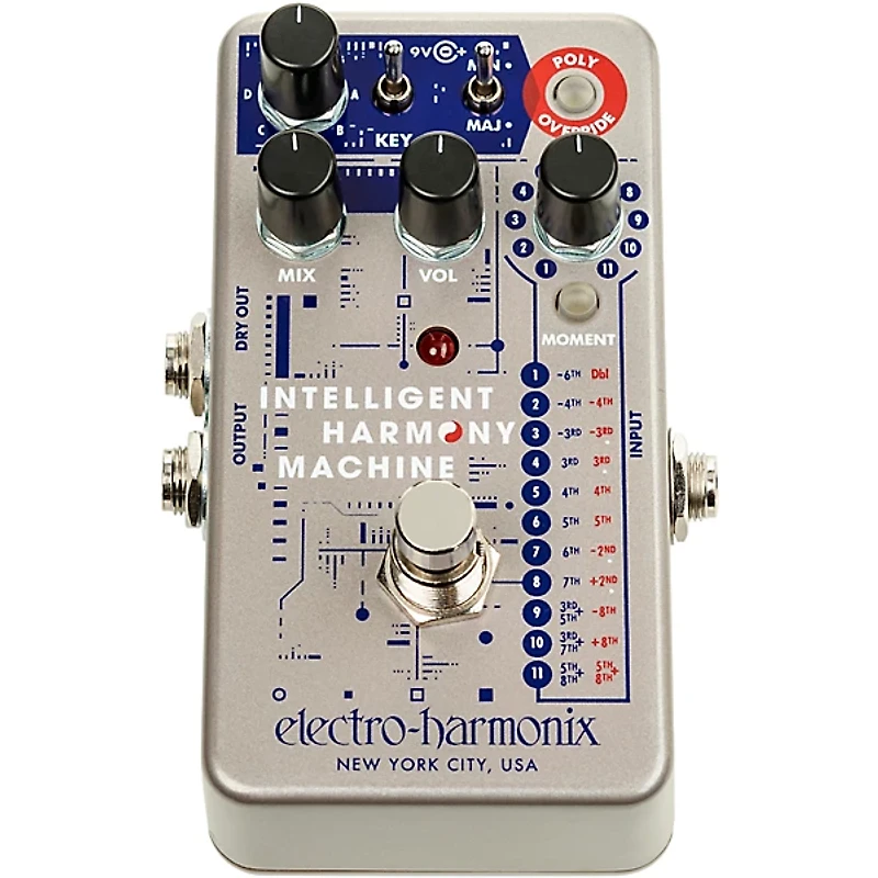 Electro-Harmonix Intelligent Harmony Machine Effects Pedal Grey