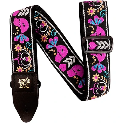 Ernie Ball Purple Bird Lupin Jacquard Strap