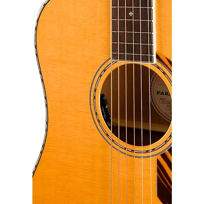 Fender Paramount PO-220E Orchestra Acoustic-Electric Guitar Natural