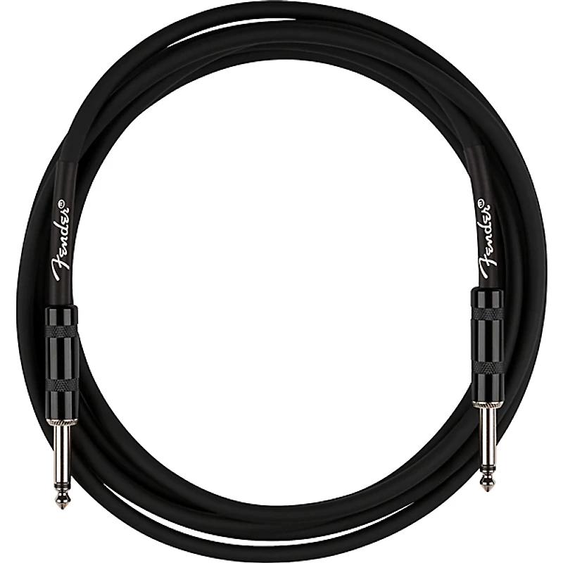 Fender Original Series Limited-Edition Straight to Straight Instrument Cable 10 ft. Blackout