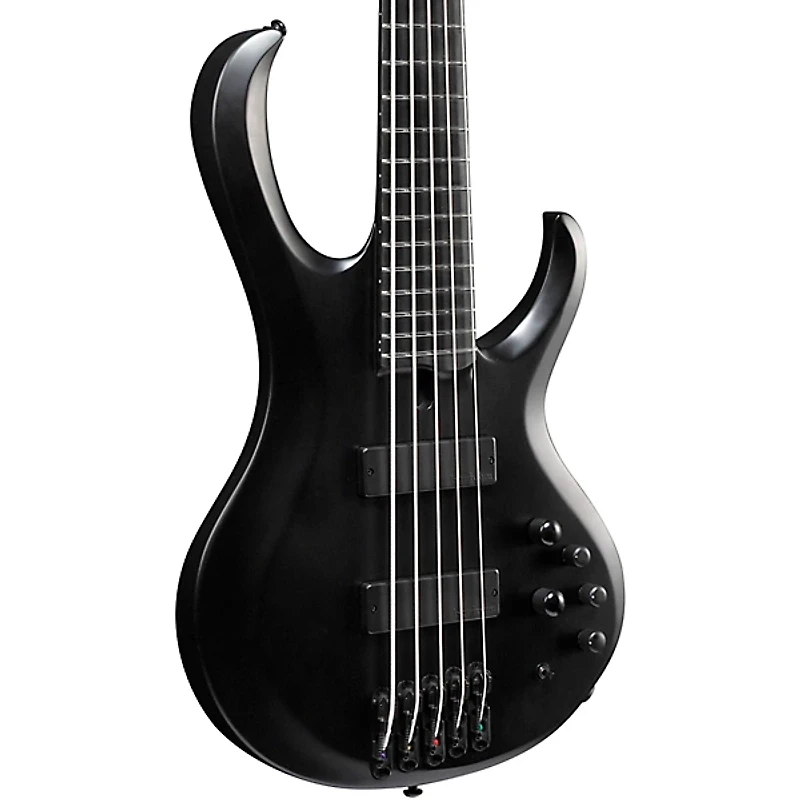 Ibanez BTB625EX 5-String Electric Bass Black Flat