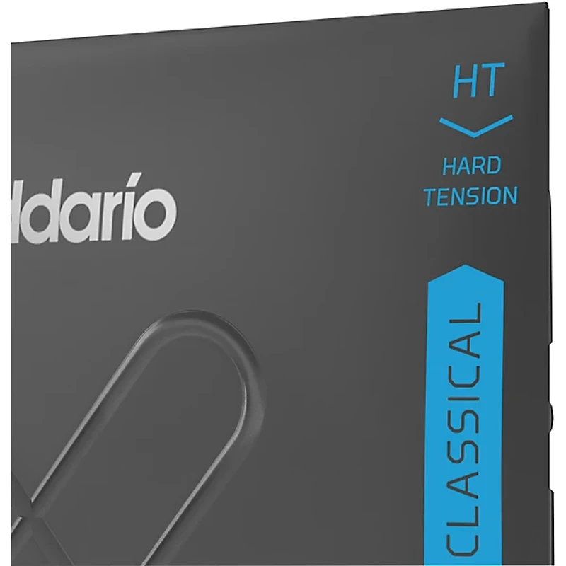 D'Addario XT Silver-Plated Copper Classical Guitar Strings, Dynacore Titanium, Hard Tension, 29-46w