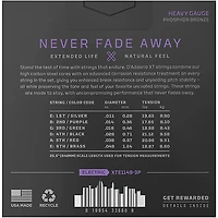 D'Addario XT Nickel-Plated Electric Guitar Strings 11-49, Medium 3-Pack