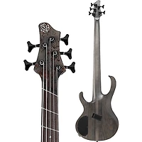 Ibanez BTB805MS 5-String Multi-Scale Electric Bass Transparent Gray Flat