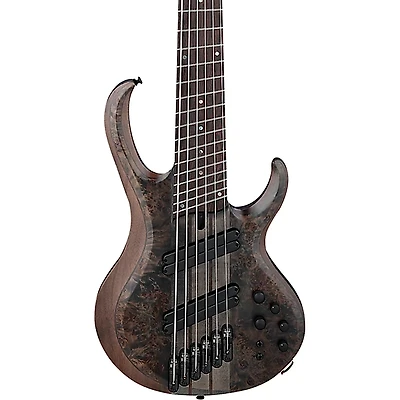 Ibanez BTB806MS 6-String Multi Scale Electric Bass Transparent Gray Flat