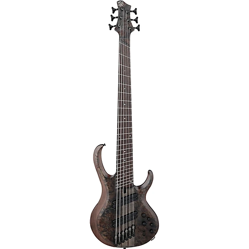 Ibanez BTB806MS 6-String Multi Scale Electric Bass Transparent Gray Flat