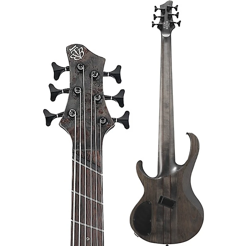 Ibanez BTB806MS 6-String Multi Scale Electric Bass Transparent Gray Flat