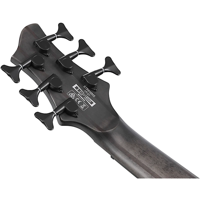 Ibanez BTB806MS 6-String Multi Scale Electric Bass Transparent Gray Flat