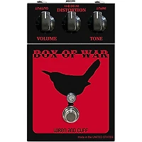 Wren And Cuff Box of War OG Fuzz Effects Pedal Red and Black