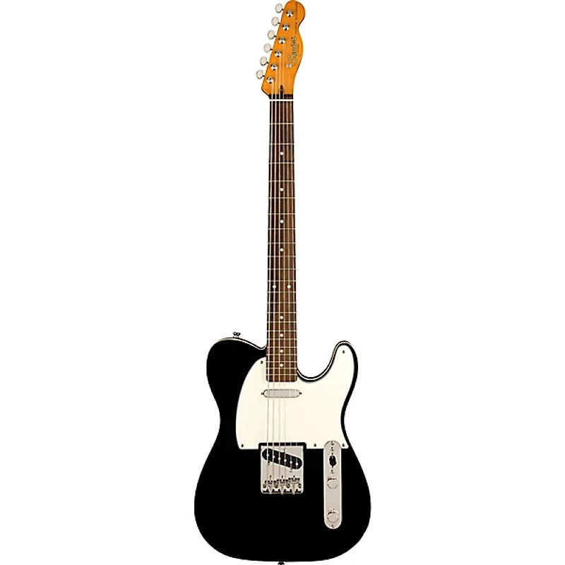 Squier Classic Vibe Baritone Custom Telecaster Electric Guitar Black