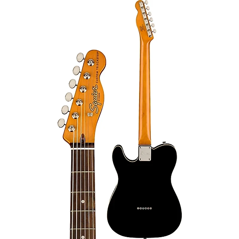 Squier Classic Vibe Baritone Custom Telecaster Electric Guitar Black