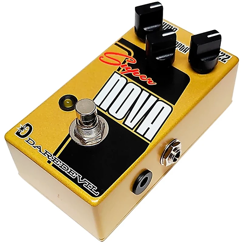 Daredevil Pedals Supernova Fuzz V2 Effects Pedal Gold