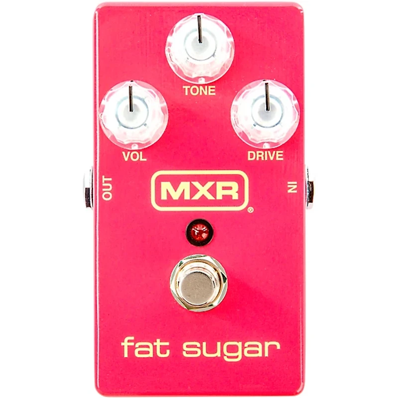 MXR Fat Sugar Drive Effects Pedal With Free Barefoot Buttons V1 Guitar Center Standard Footswitch Cap