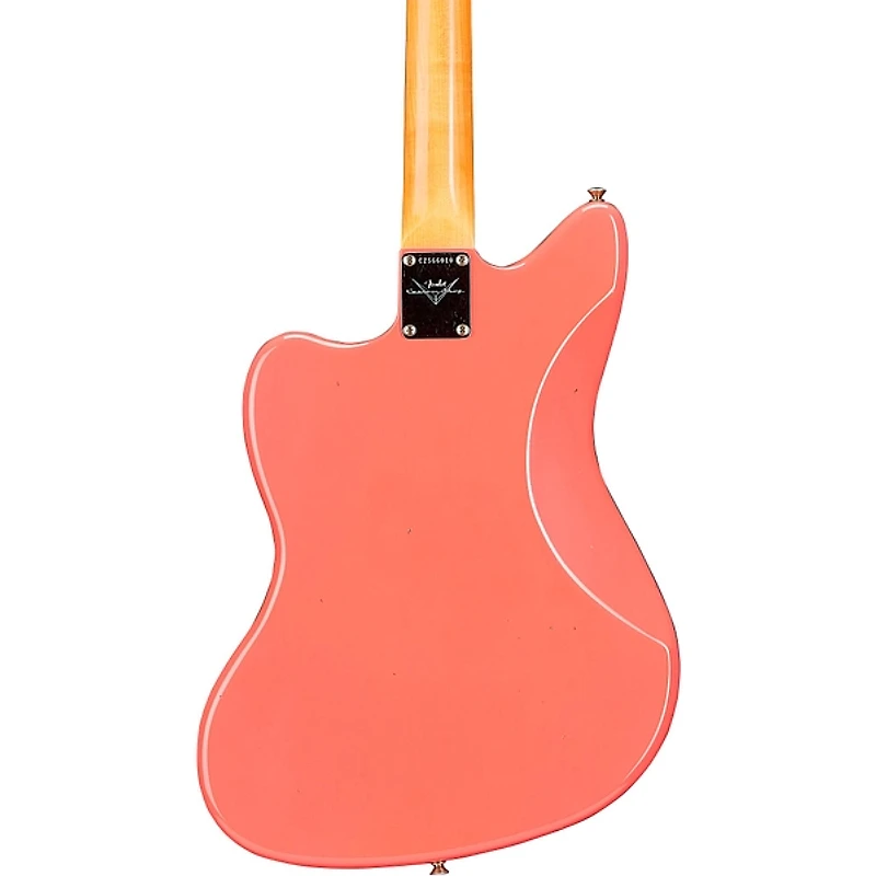 Fender Custom Shop '62 Jazzmaster Journeyman Relic Electric Guitar Super Faded Aged Fiesta Red