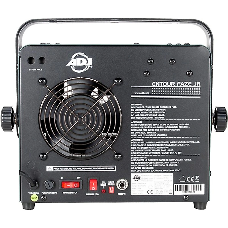 American DJ Entour Faze Jr 200-Watt Fazer Water-Based Fog Fluid Hazer Effect Machine