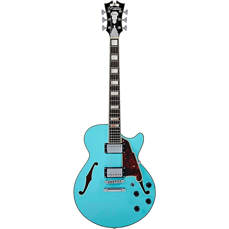 D'Angelico Premier Series SS Semi-Hollow Electric Guitar Sky Blue