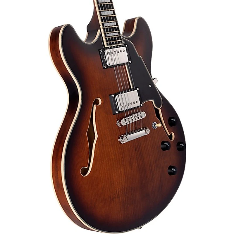 D'Angelico Premier DC Semi-Hollow Electric Guitar