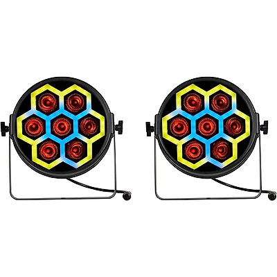 JMAZ Lighting Versa Flex Par TRON7 Pair of Wash Pars