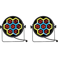 JMAZ Lighting Versa Flex Par TRON7 Pair of Wash Pars
