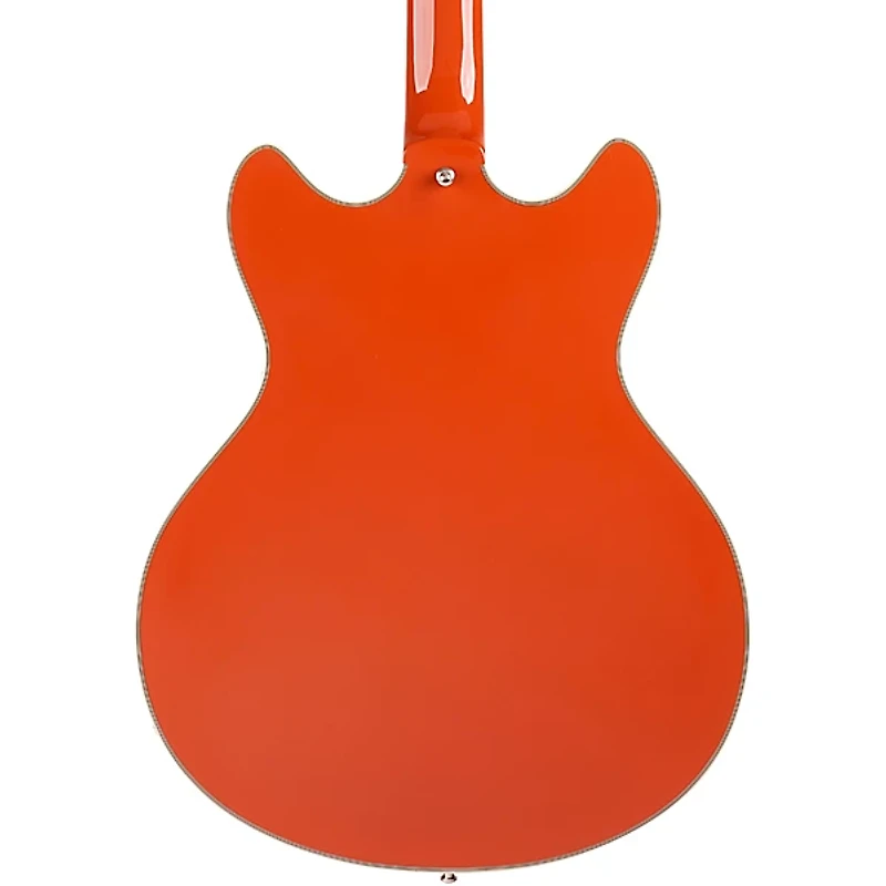 D'Angelico Deluxe Series DC Limited Edition Semi-Hollow Electric Guitar Rust