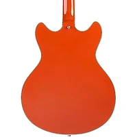 D'Angelico Deluxe Series DC Limited Edition Semi-Hollow Electric Guitar Rust