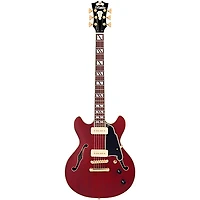 D'Angelico Deluxe Mini DC Semi-Hollow Electric Guitar