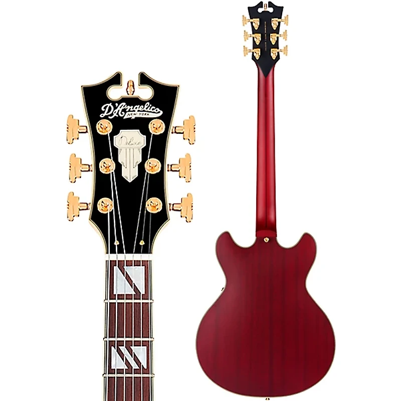 D'Angelico Deluxe Mini DC Semi-Hollow Electric Guitar
