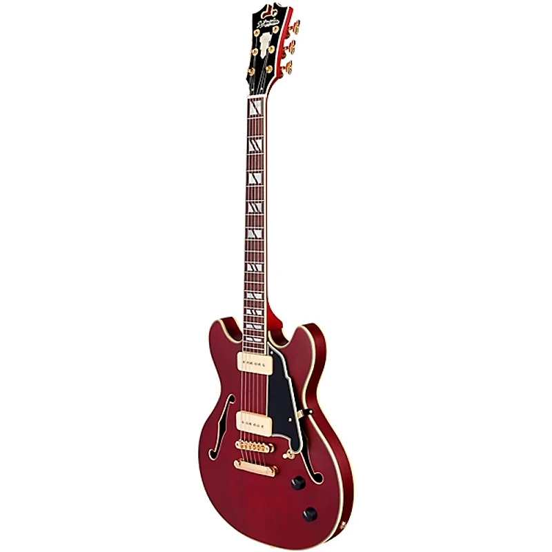D'Angelico Deluxe Mini DC Semi-Hollow Electric Guitar