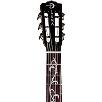 Luna Vineyard Koa Bevel Nylon-String Cutaway Acoustic-Electric Gloss Natural