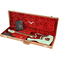 Fender Custom Shop '66 Jaguar Deluxe Closet Classic Electric Guitar - Aged Surf Green