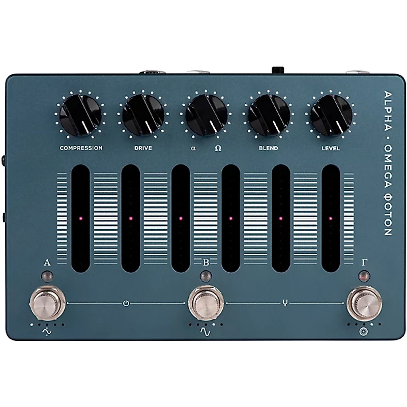 Darkglass Alpha-Omega Photon Bass Effects Pedal Blue
