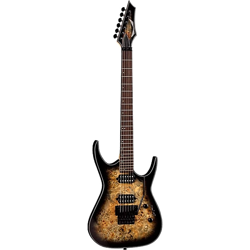 Dean Exile Select Electric Guitar Natural Black Burst