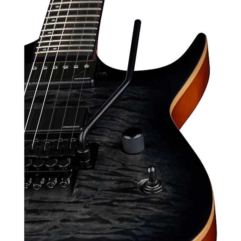 Dean Exile Select Neck-Thru Archtop Electric Guitar Satin Black Burst