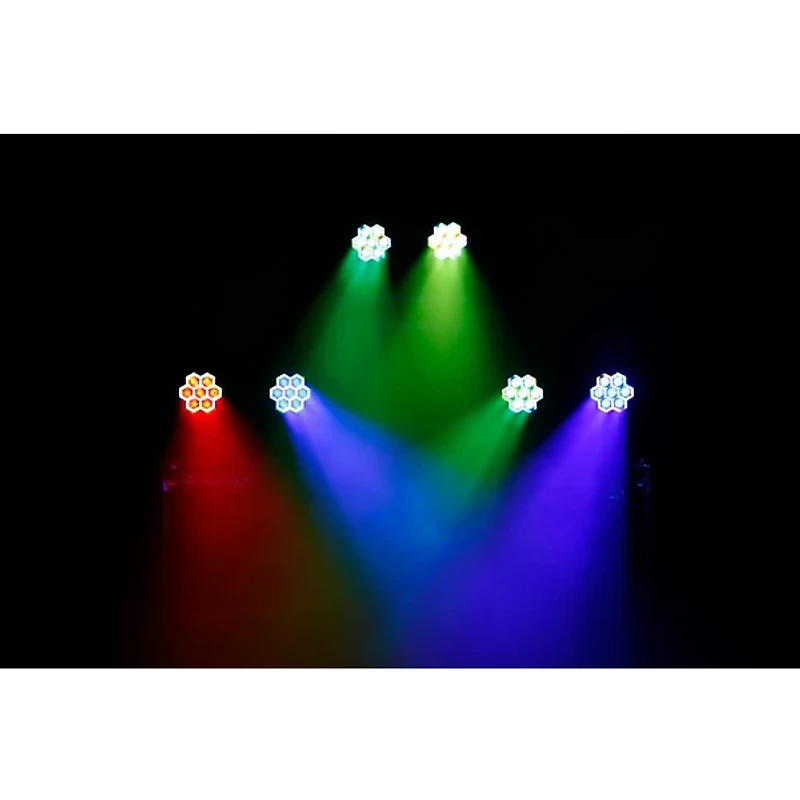 JMAZ Lighting PIXL TRON 740Z LED Wash Moving Head with 40W LEDs and Tron Effect Ring