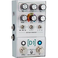 Walrus Audio Mako D1 High-Fidelity Delay V2 Effects Pedal Silver