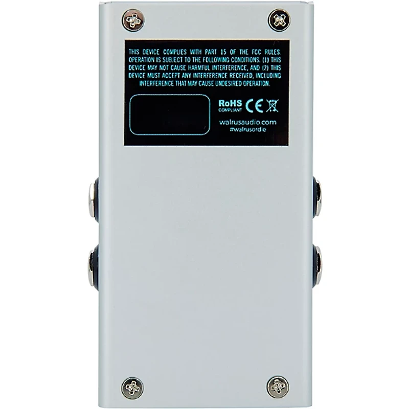 Walrus Audio Mako D1 High-Fidelity Delay V2 Effects Pedal Silver